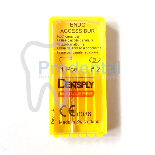 Dentsply endo access bur gigi No.2 akses opening cavity enterance open bur orifice