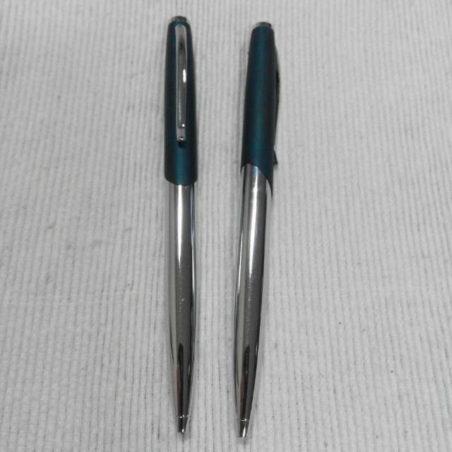 

Pen metal stainless steel Green chrome