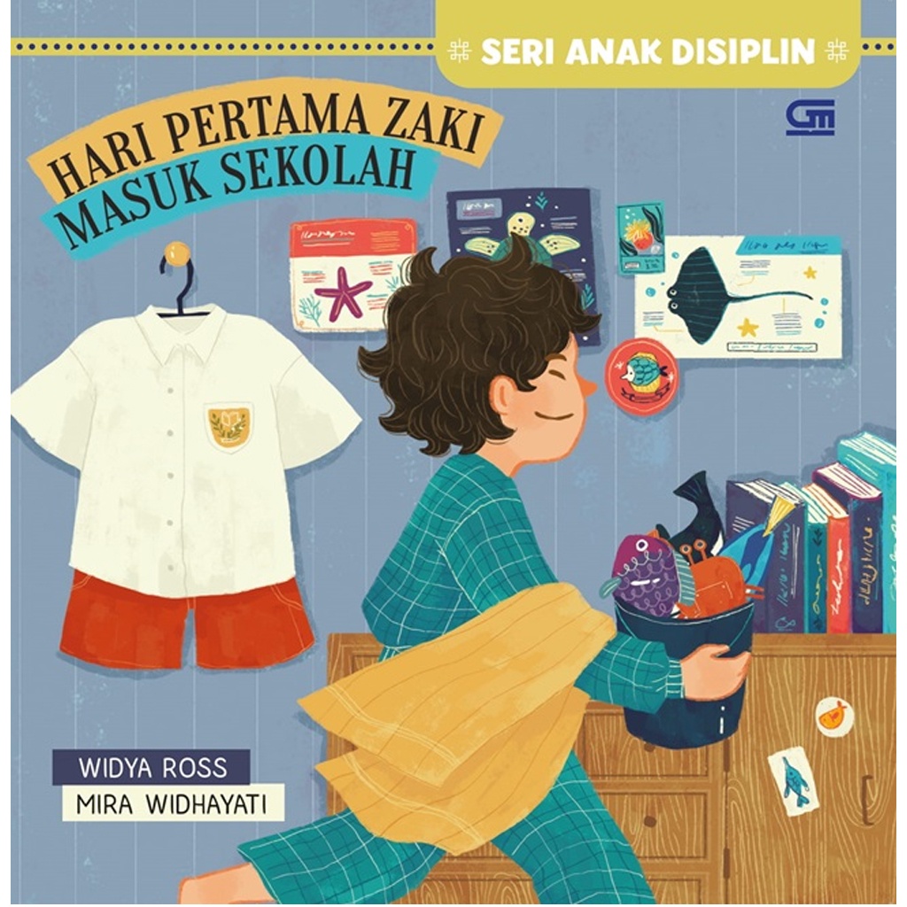 Gramedia Bali - Hari Pertama Zaki Masuk Sekolah