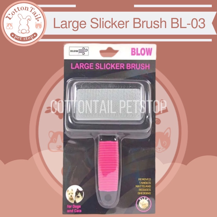 Sisir Anjing Kucing BLOW Large Slicker Brush Sisir Cats Dog BL 03