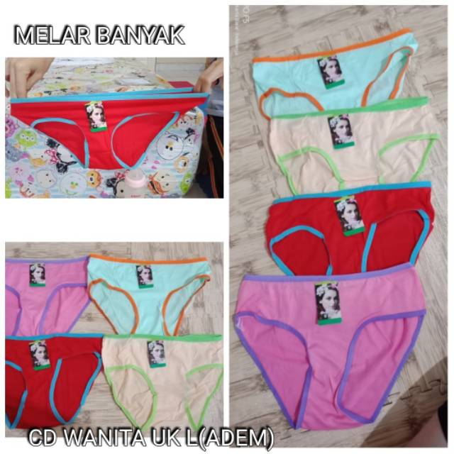 GROSIR CELANA DALAM WANITA IMPORT /UNDIES WANITA MOTIF