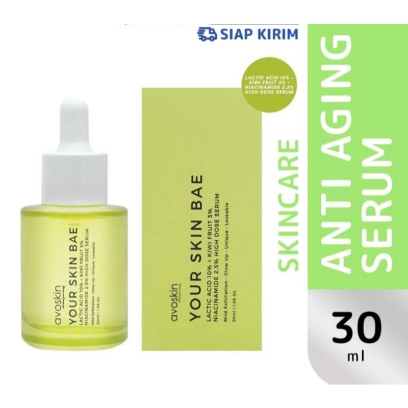 AVOSKIN YOUR SKIN BAE LACTIC ACID 10% + KIWI FRUIT 5% NIACINAMIDE 2.5% SERUM