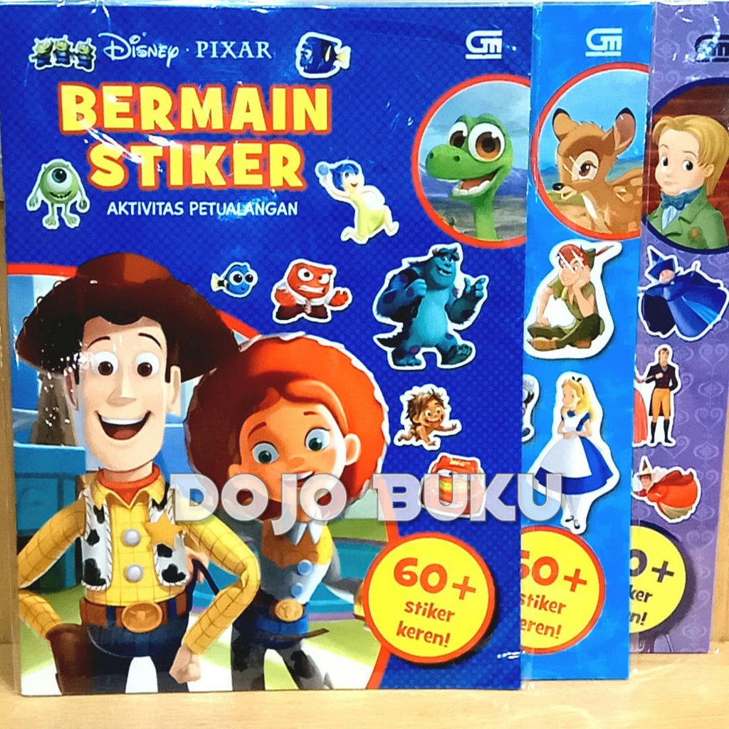 Disney Pixar : Bermain Stiker : Aktivitas Petualangan by Disney