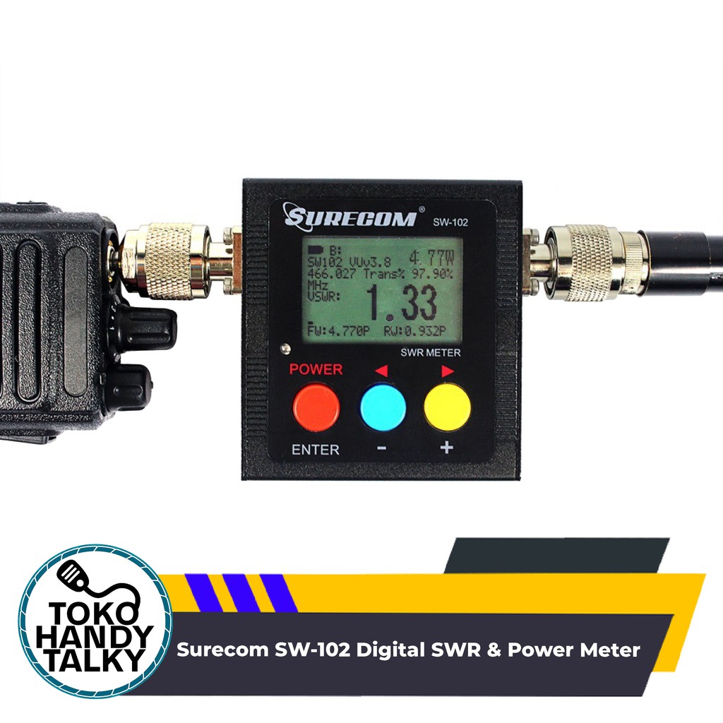 SURECOM SW-102 DIGITAL SWR &amp; POWER METER NEW