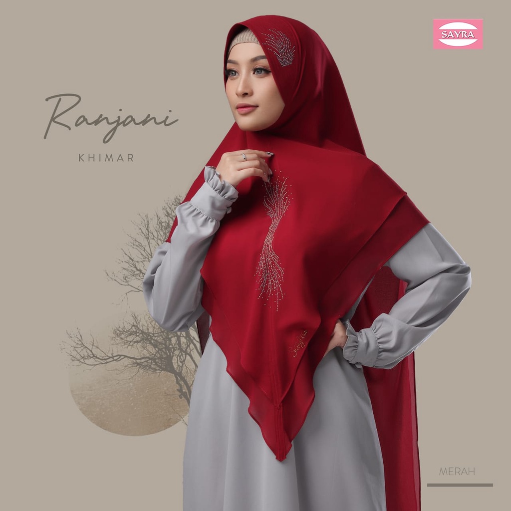Jilbab Syari Khimar Ranjani Ori Sayra SAYRA1-MAROON