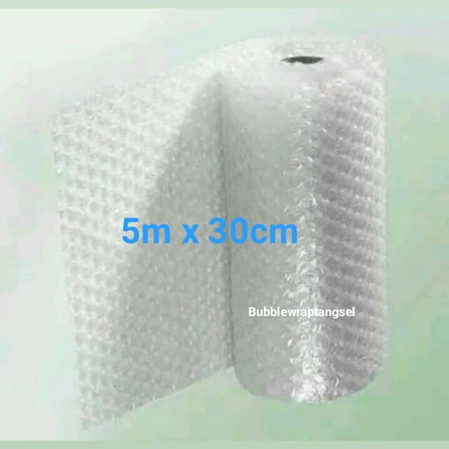 

BUBBLE WRAP 5m x 30cm plastik packing bubblewrap