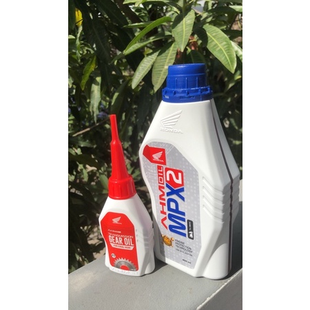PAKET AHM MATIC MPX2 800ML & GEAR OLI GARDAN AHM 120 ML oli mpx 2 mpx 2 matic original
