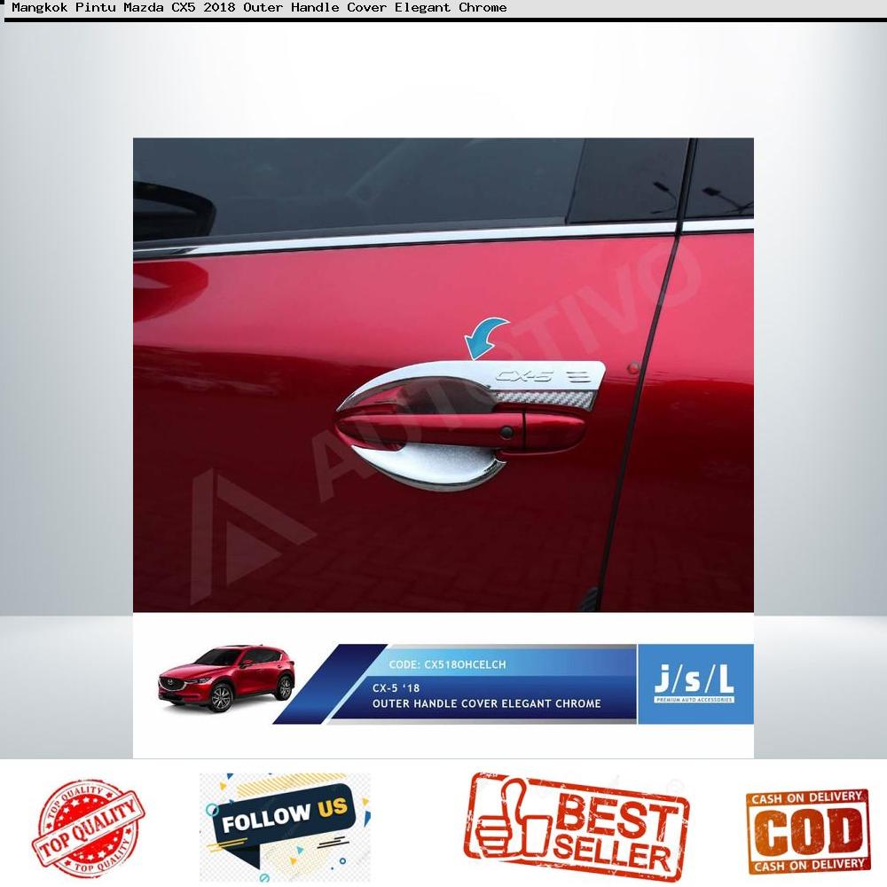 Mangkok Pintu Mazda Cx5 2018 Outer Handle Cover Elegant Chrome New Arrivals