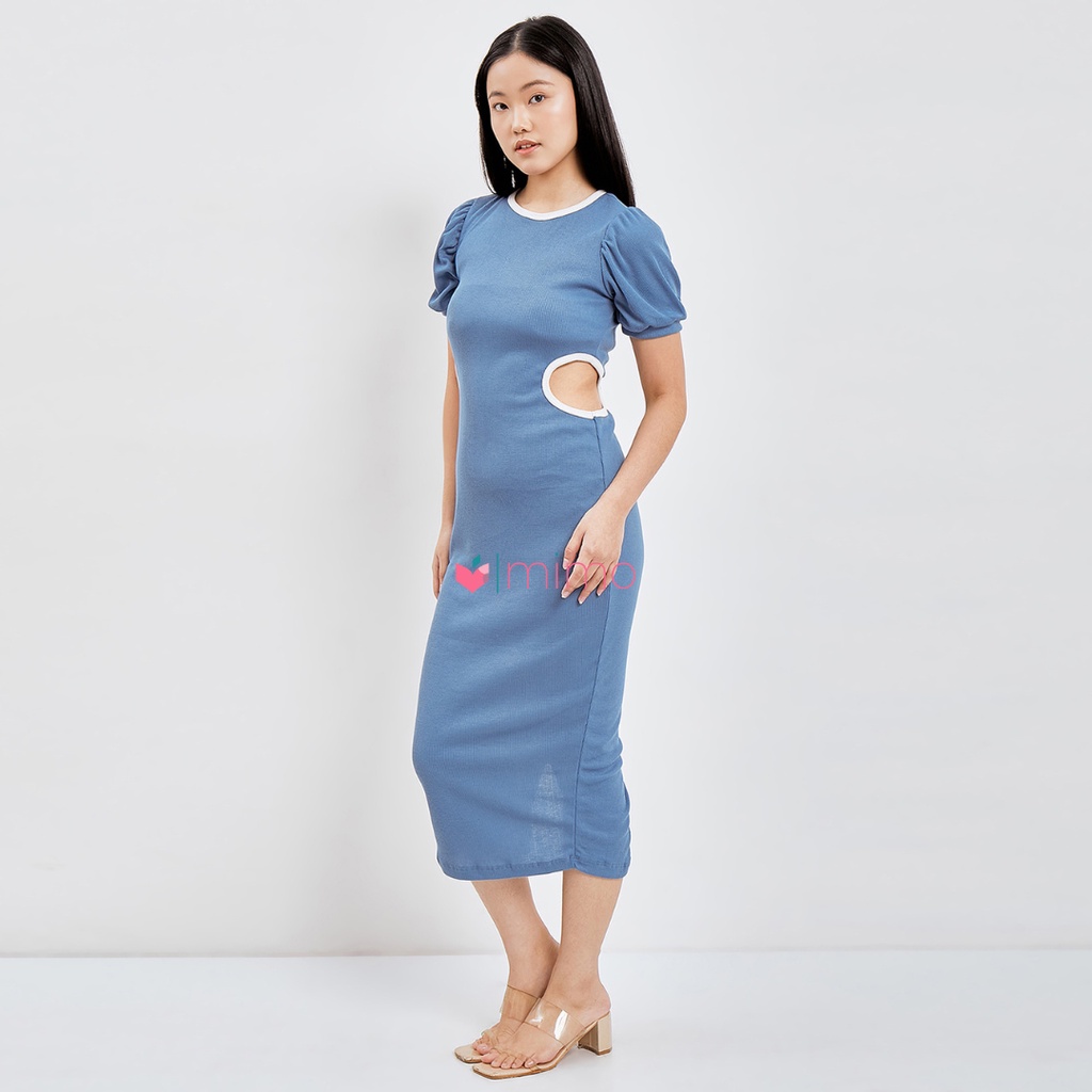 Knit CutOut Waist Dress