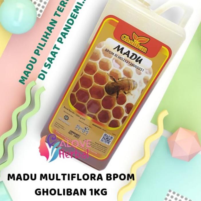 

limited Edition✔️MADU MULTIFLORA BPOM GHOLIBAN 1KG|KD5