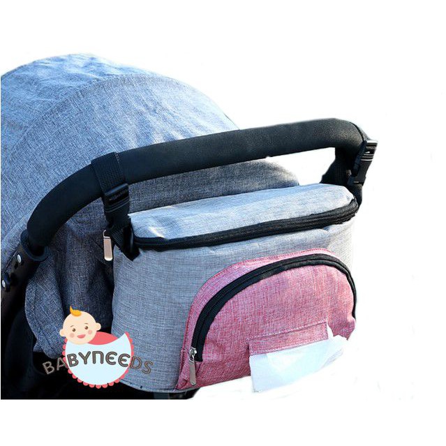 Baby Strollers Storage Bag Bottle Diapers Organizer Accessories