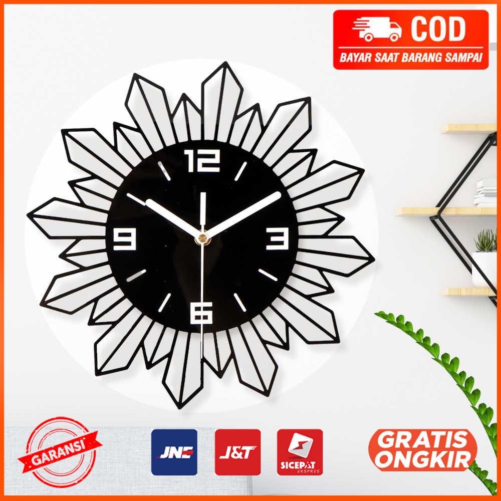 Jam Dinding Quartz Creative Design Geometric 30CM E160