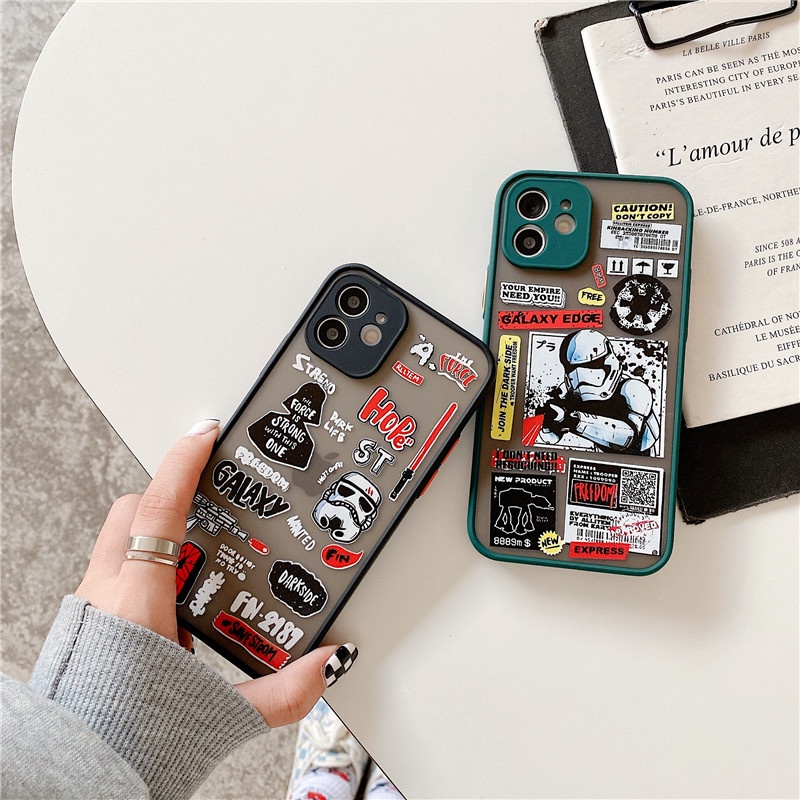 Hard case Desain Star Wars Untuk iPhone 13 Pro Max 12 11 Pro 8 7 6s Plus X XR XS Max