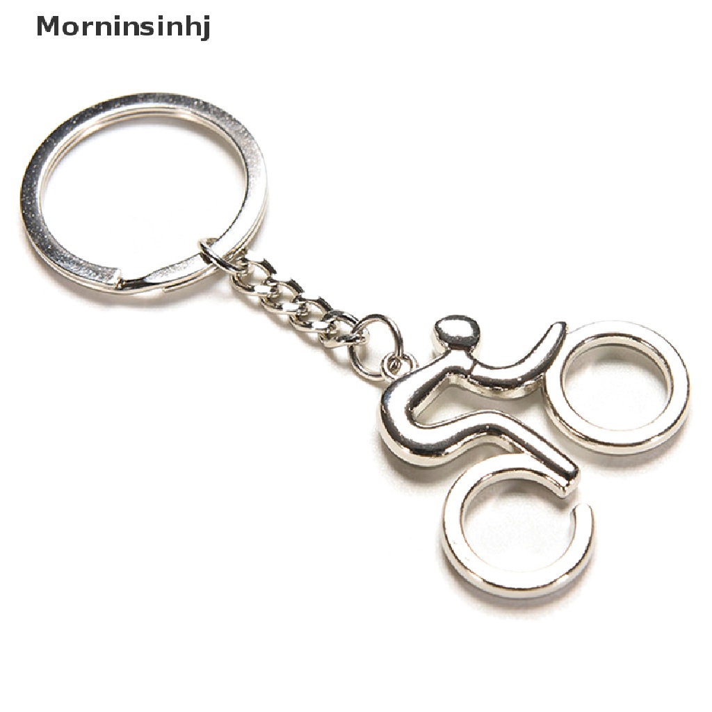 Mornin Baru Unisex Olahraga Naik Bersepeda Sepeda Sepeda Liontin Keyring Alloy Keychain id