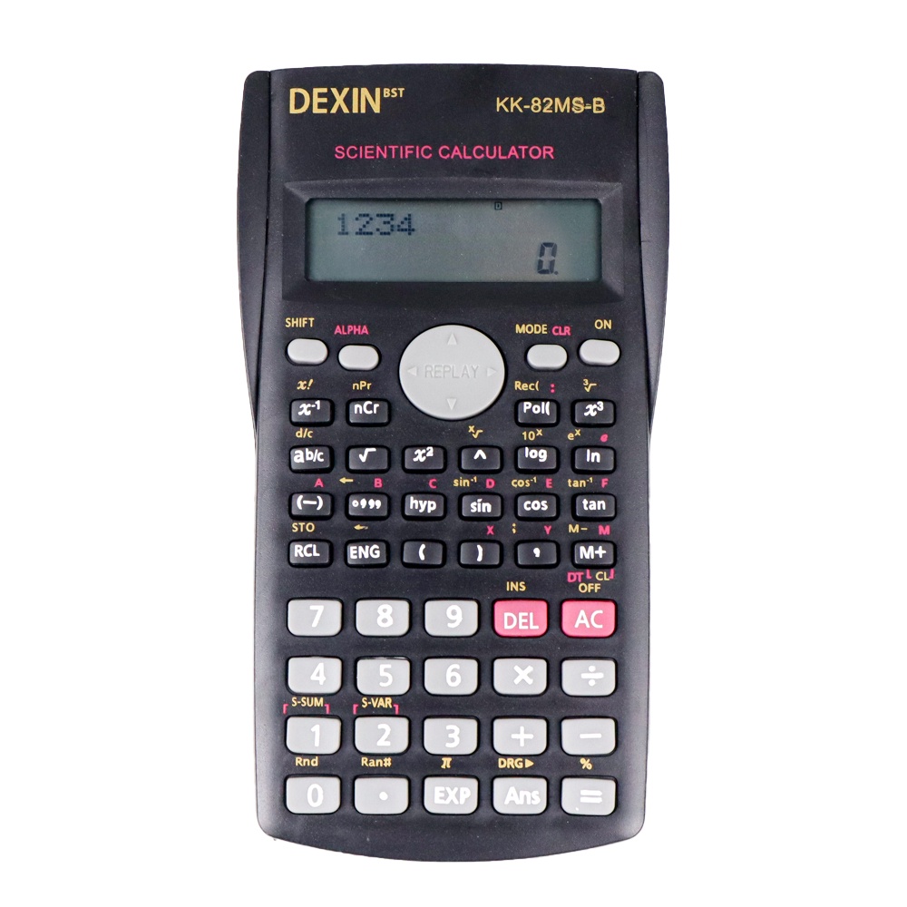 Karuida Kalkulator Elektronik XKOT02BK Scientific Calculator - 82MS - Black