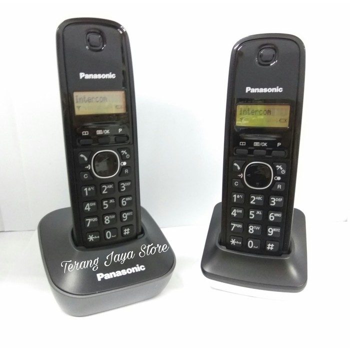 

Telepon Wireless Panasonic KX-TG1612 (2 Handset) (Hitam Putih)