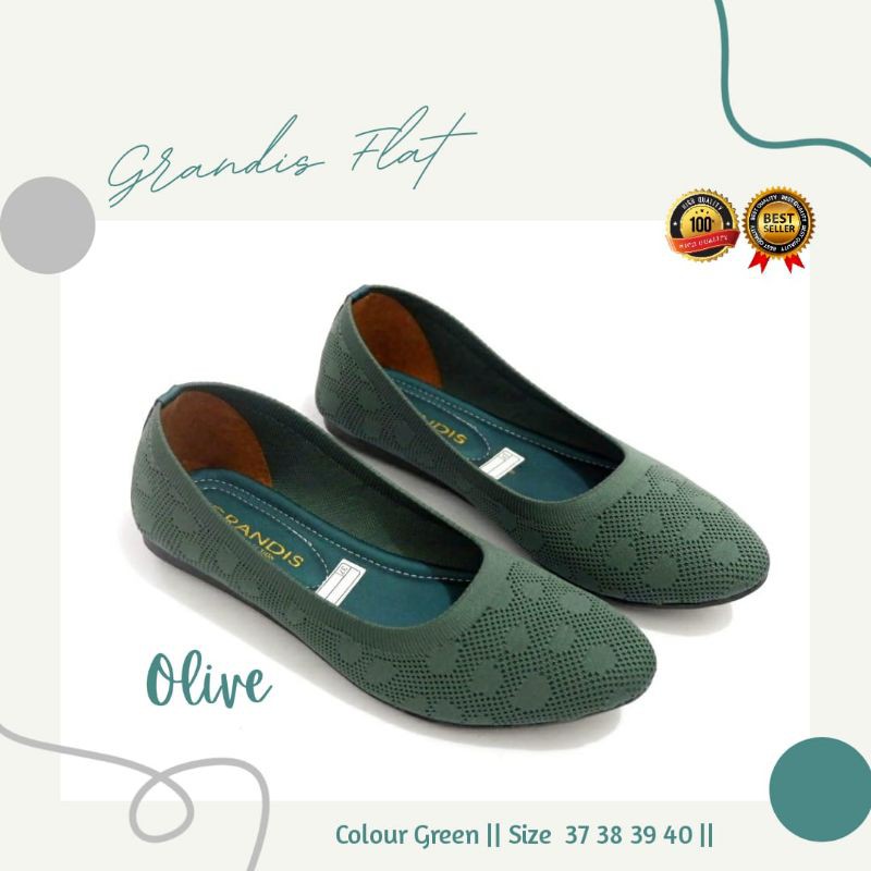 Flatshoes Rajut Import