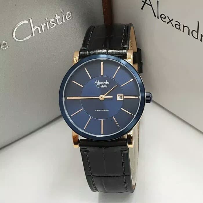 Alexandre Christie AC 8344 LD LRGSL Women Sport Leather Strap