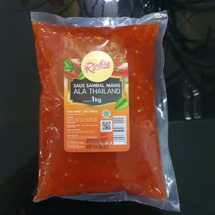 

Ready- Richie Saus Sambal Manis Ala Thailand Thai Sweet Chili Sauce Halal 1Kg