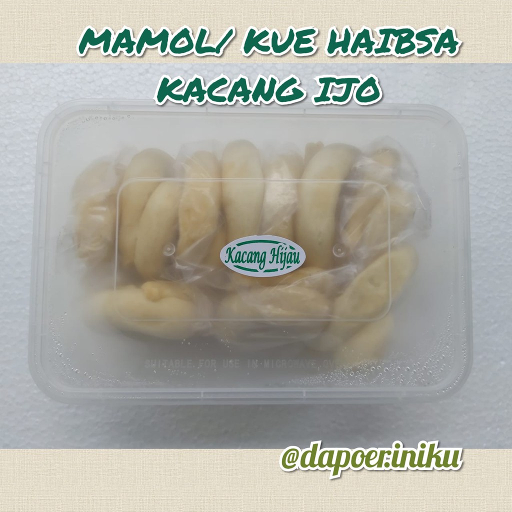 MAMOL ATAU KUE KACANG IJO HAIBSA ISI 10PCS