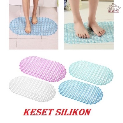 ST11 - Keset Toilet Alas Kamar Mandi Silikon ANTI SLIP TERKEREN