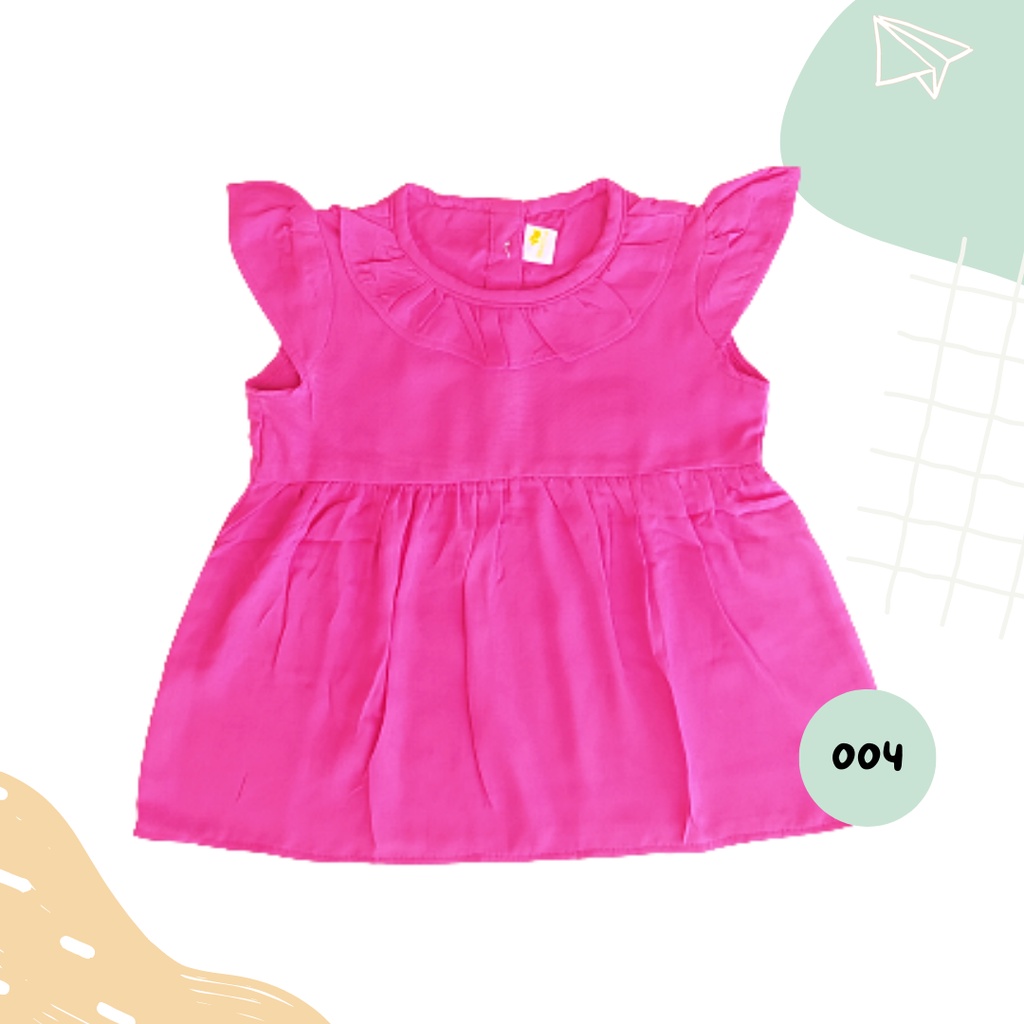 DRESS TERUSAN SANTAI ANAK PEREMPUAN BANYAK MOTIF/summer dress bayi rayon/Baju Bayi Model Dress MURAH Baby Girl (0-6 bulan)