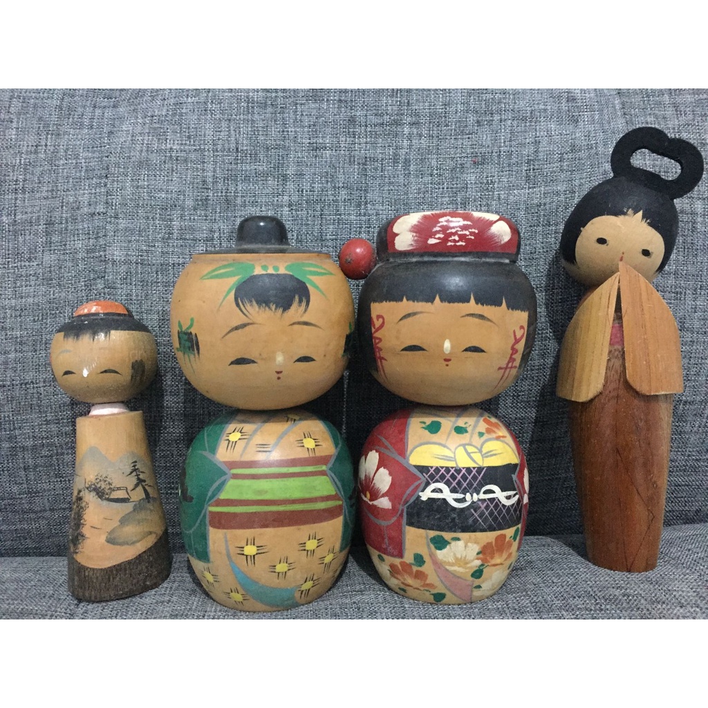 Boneka Kayu Original dari Jepang untuk Pajangan