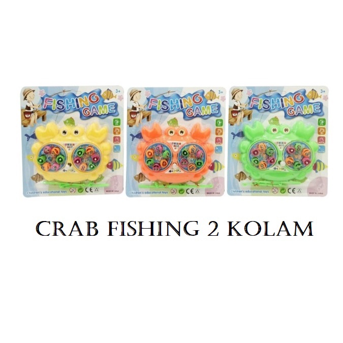 Mainan Keluarga Bisa ber 4 / ber 2 Pancingan Ikan / Fishing Game 4 / 2 Kolam BS CBKS