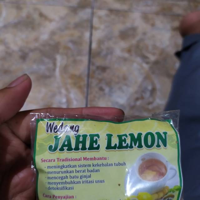 

Wedang Jahe Lemon