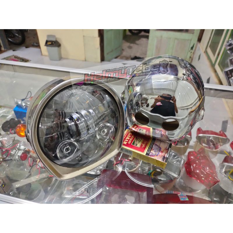 Batok suzuki vanvan batok vanvan set lampu daymaker led16 5,75inch