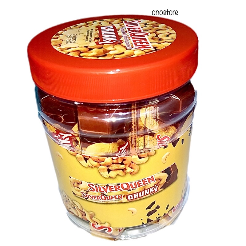 Silverqueen Chunky Bar 33 gram Jar/Toples (isi 12 pcs)