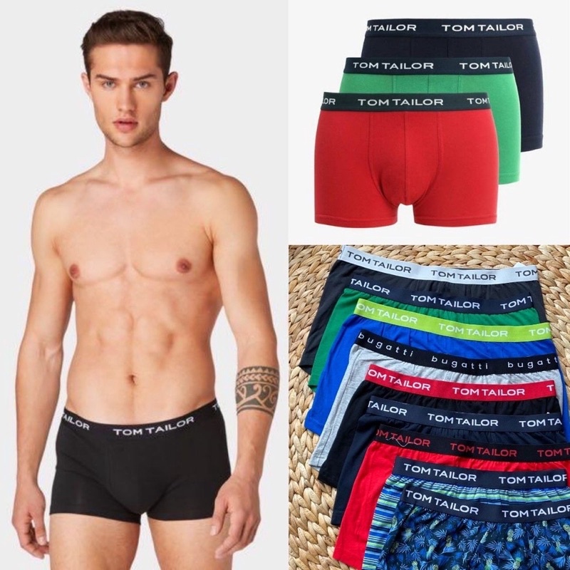 {BELI 4 100 RB) TOM TAILOR BOXER PRIA