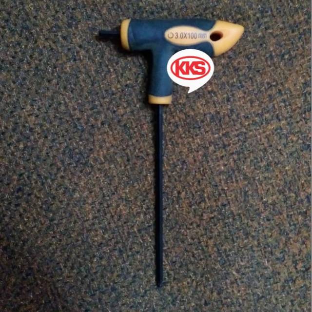 Kunci L Ballpoint Handle IWT 3x100mm