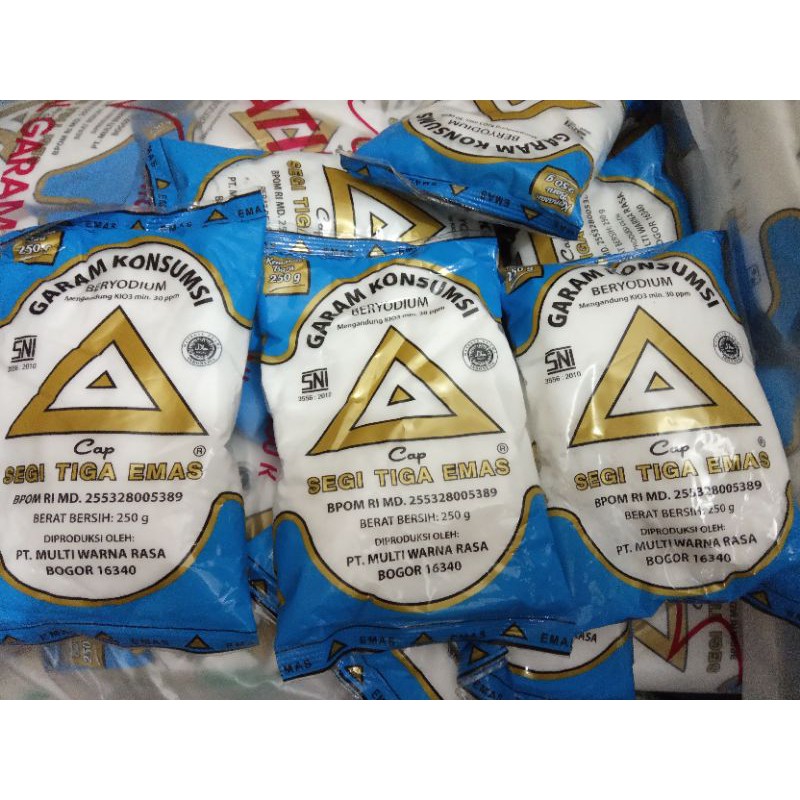 

Garam Segitiga Emas isi 40 pcs/BALL