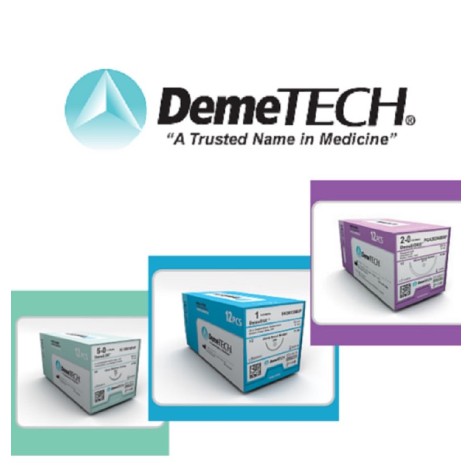 Jual Dental Jaya Benang Jahit Demetech Usa Nylon Silk Polyglicolic Acid Catgut