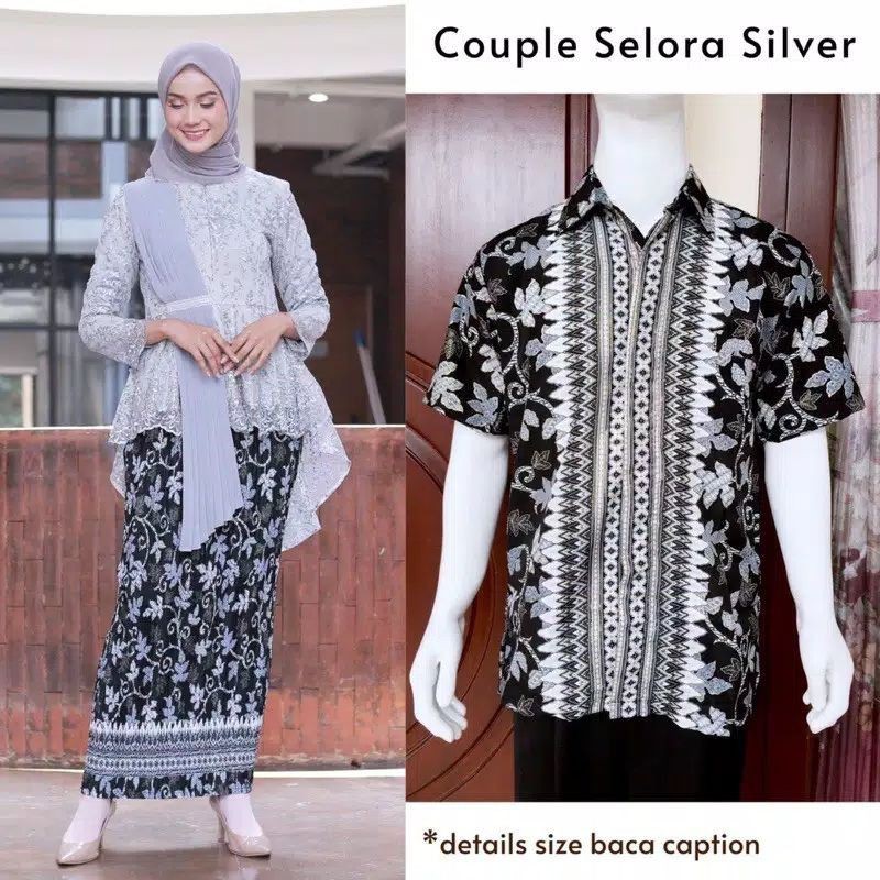 NEW COUPLE KEBAYA SELENDANG AURORA/COUPLE TUNANGAN/COUPLE KEBAYA MODERN