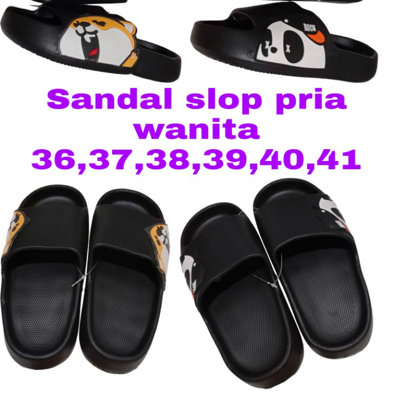 Sandal Selop Pria/Sandal Selop Wanita/Sandal Selop Karet/Sandal kekinian