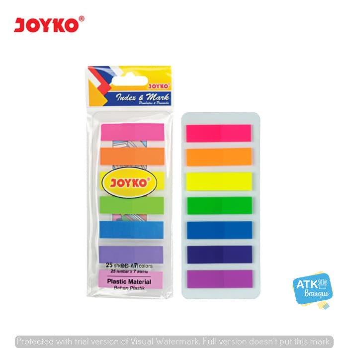 

JOYKO INDEX MARK MEMO IM-30 Pembatas Buku Bahan Plastik, Kotak