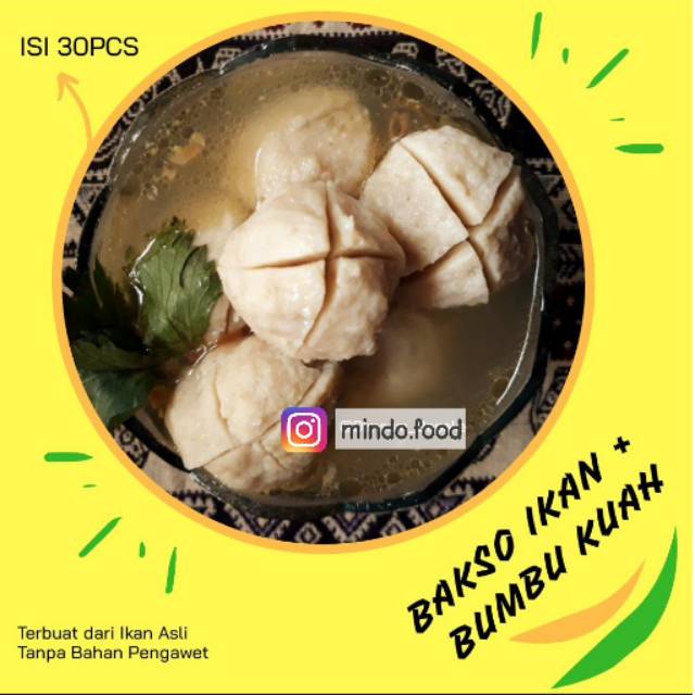 

Bakso IKAN ASLI & BUMBU KUAH
