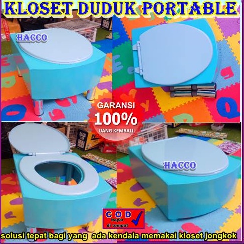 Toilet BanTuan Lansia Dan Ibu Hamil Portable Kuat Hacco