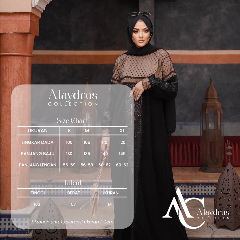 Abaya Arab Hitam Ashanty Bahan Jet Black Saudi Kwalitas Boutique