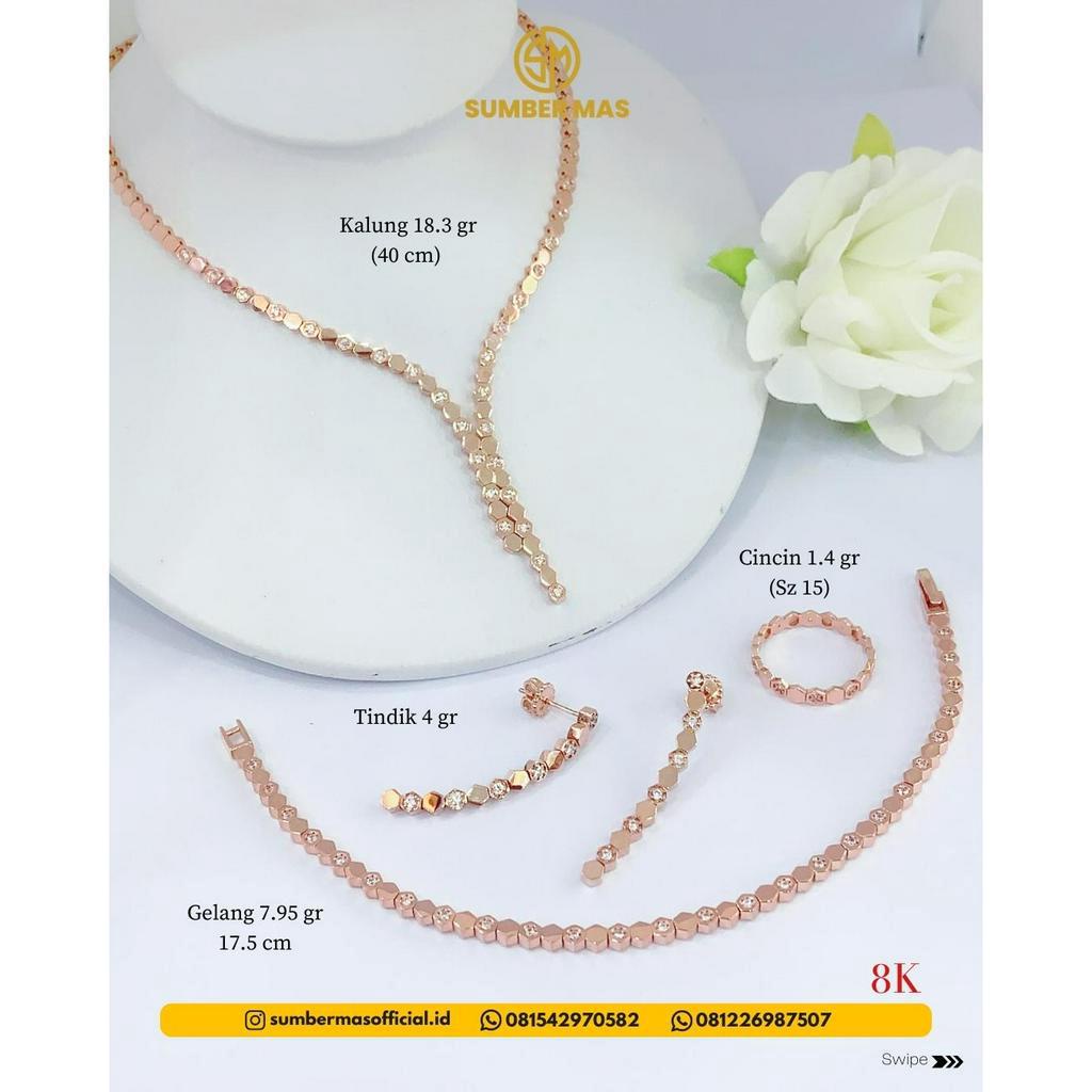 HONEY COMB SET FASHION SET 8K - SUMBER MAS