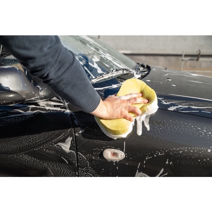 (NCS) Sponge Busa Cuci Mobil Motor Piring Kuning 8 Busa Foam Wash Tebal Spon