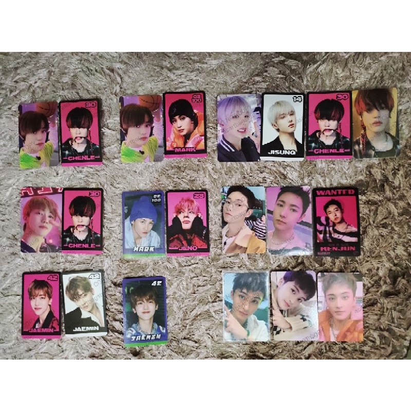 Trading Card TC Pop Up Glimo Glitch Mode NCT Dream Jisung Chenle Jaemin Renjun TC B Mark TC A Selca 