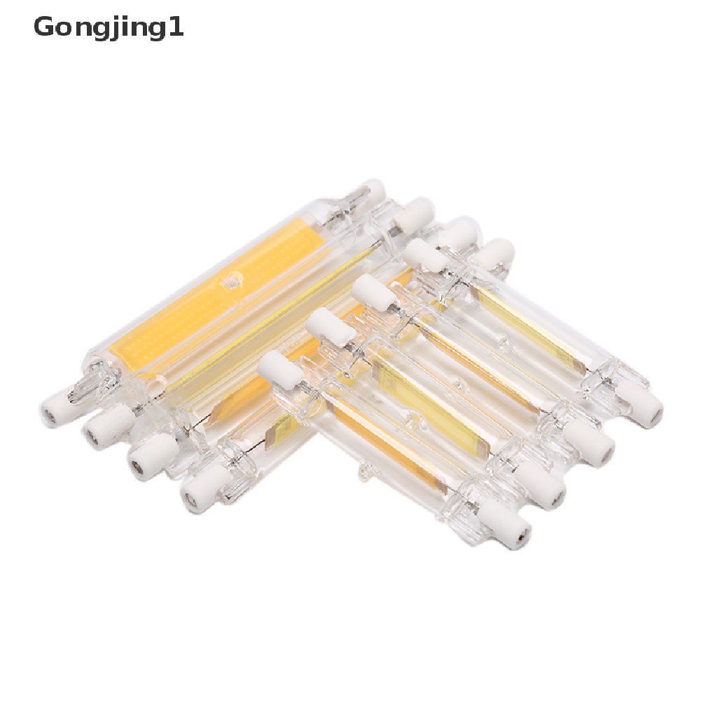 Gongjing1 1pc R7S Lampu Bohlam LED COB 78mm / 118mm Untuk Halogen