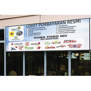 Spanduk Konter Hp Loket Pembayaran 2x1 Meter Shopee Indonesia