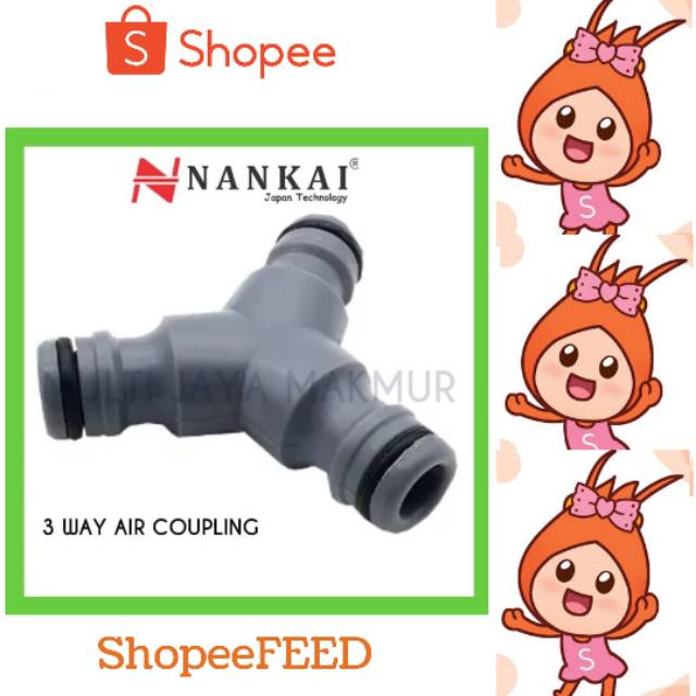 TAP ADAPTOR SAMBUNGAN / CONNEKTOR SELANG CABANG 3 NANKAI