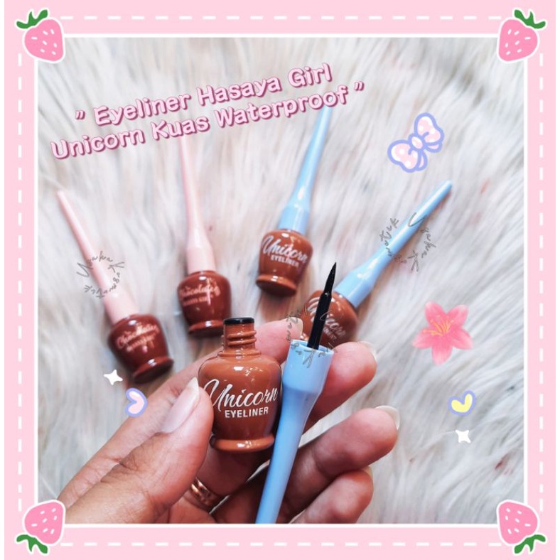 PROMO ECER!! EYELINER HASAYA GIRL KUAS CHOCOLATTE/UNICORN JH-3755A