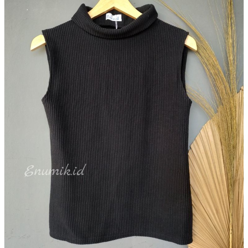 Inner Turtleneck Tanpa Lengan Sleeveless // Dalaman Wanita Kekinian