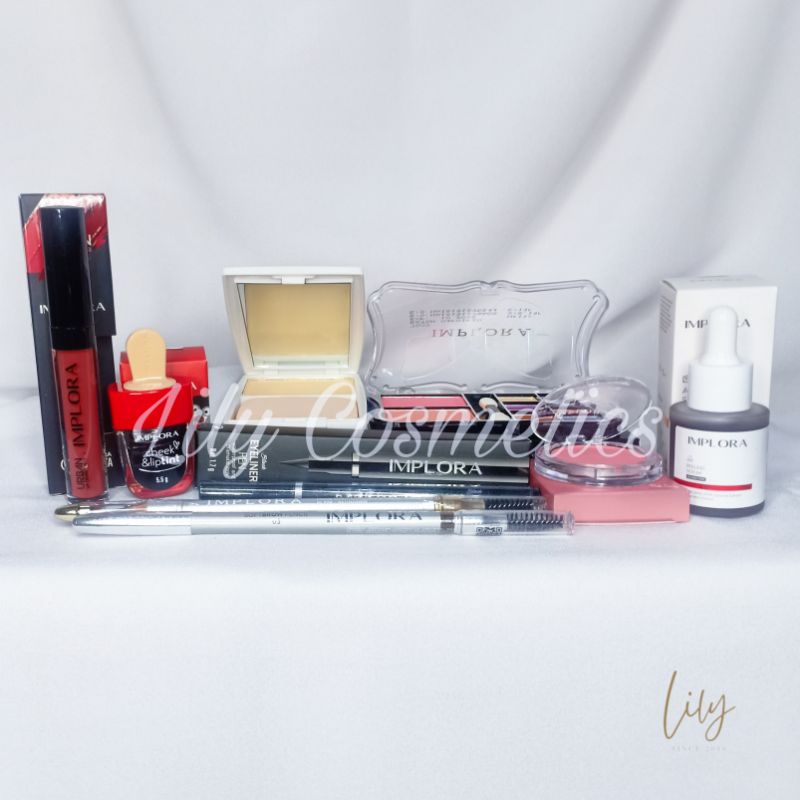 Implora Make Up Simple Set - 9 in 1 Seserahan Kado